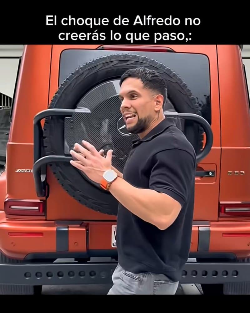 Clip de la campaña de Alfredo Valenzuela: el choque del Mercedes