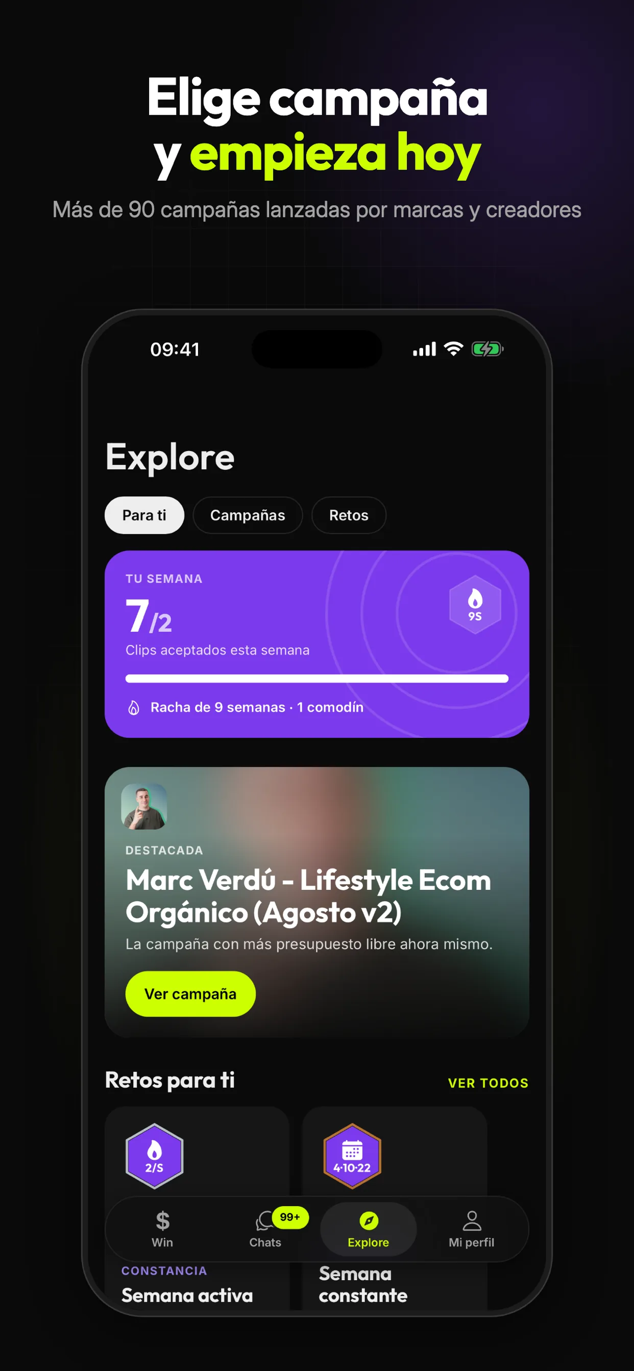 Elige campaña y empieza hoy: las campañas abiertas de marcas y creadores